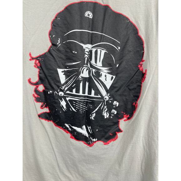 RGB+ Womens Gray Dark Vader Che Guevara Graphic Print Tee Shirt Size Large - Picture 2 of 8